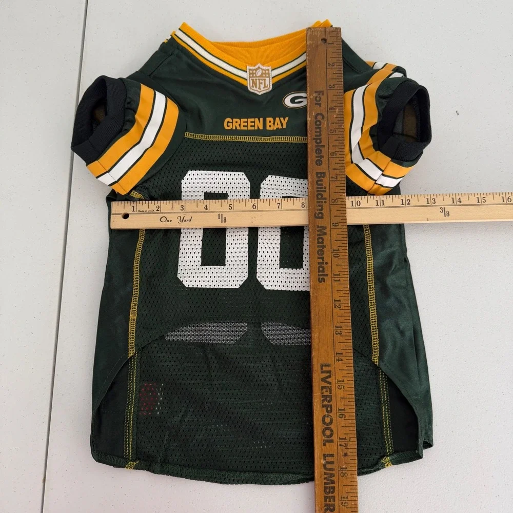 Bundle Green Bay Packers NFL Dog Jersey Size Large Football‎ Pet Apparel